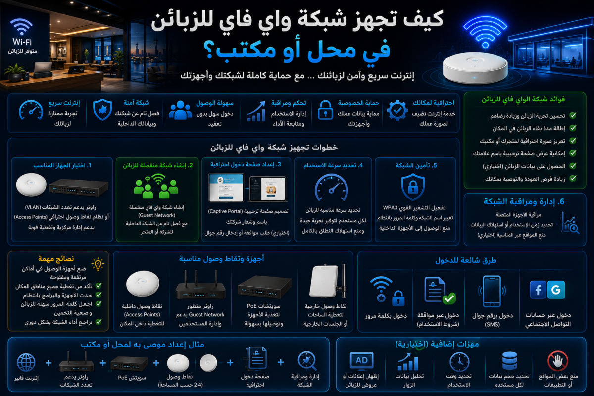 واي فاي للزبائن