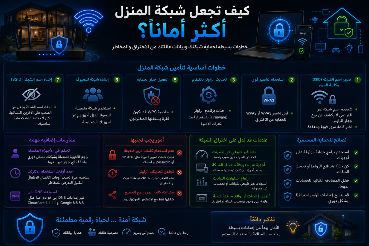 تأمين شبكة الواي فاي