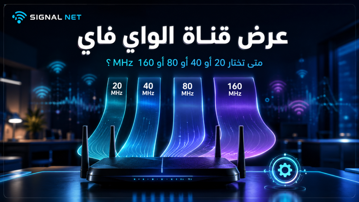 عرض قناة الواي فاي